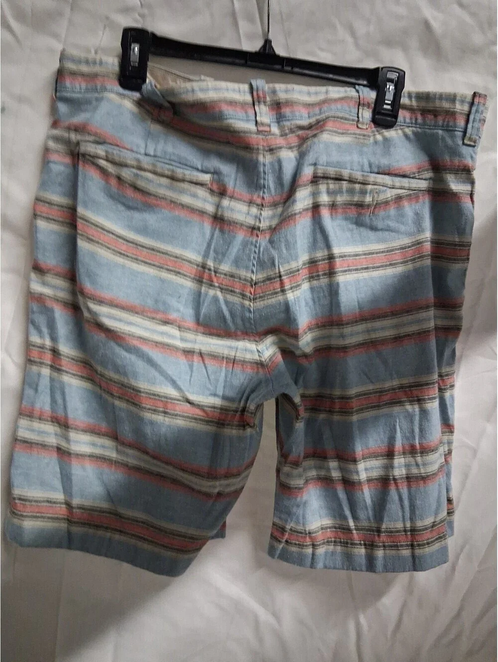 J Crew Mens Multicolored Madras Cotton Flat Front Chino Shorts 38 G2